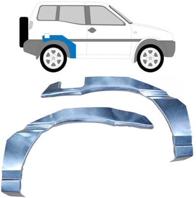 Reparatiepaneel achterspatbord voor Nissan Terrano II 1993-2005 / Links + Rechts