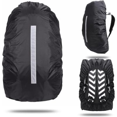 Housse de pluie en Nylon, imperméable, anti-poussière, réfléchissante, pour sac de voyage, pour sac à dos de 25 à 45l