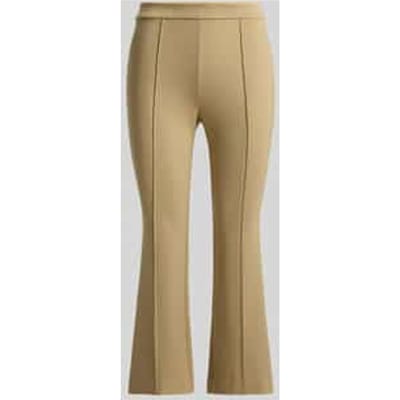 slim fit 7/8-broek met siernaad