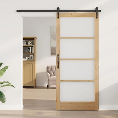 vidaXL - Interne - Deur - ORKDAL - Bruin - 93 - x - 211 - cm