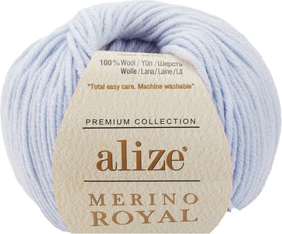 Alize Merino Royal Light Blue 40 Pakket 5 x 50 Gram
