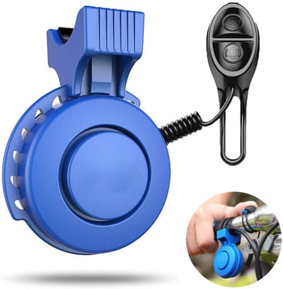 Oneay Oplaadbare elektrische fietsclaxon 120dB – Waterdichte scooterbel met 4 geluidsstanden – Universeel fietsaccessoire voor jong en oud