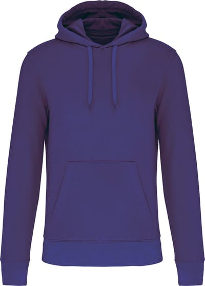 Kariban Ecologische herensweater met capuchon K4027 - Deep Purple - M