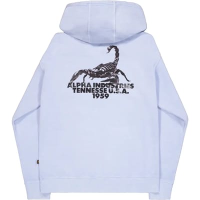 Hoody met bedrukking op de rug Alpha Industries US Scorpion