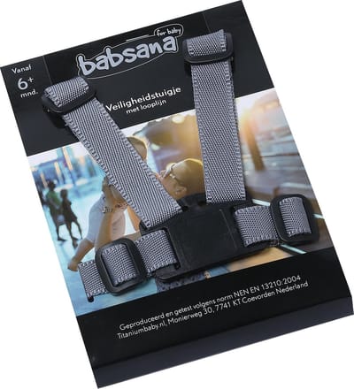 Babsana Universeel Grijs Nylon Kinderstoel Tuigje TB-1163