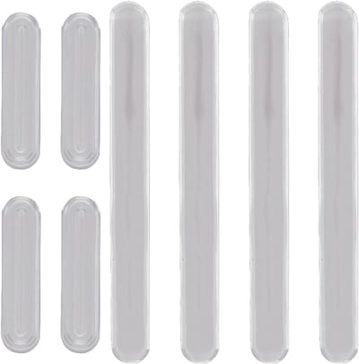 Zelfklevende Stootdempers Set voor Kastdeuren, Meubels en Muren - Transparant PVC/Siliconen