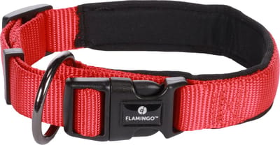 Flamingo Abbi - Halsband Honden - Halsband Abbi Rood Xs 35-40cm 20mm - 1st