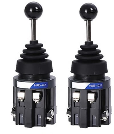 Allecto - Joystick - Master Switch - 2x 30mm - Met Auto-Reset - Cross