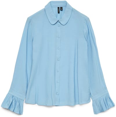 VERO MODA - VMPLISSI LS SHIRT WVN GA - Dames - Blouses