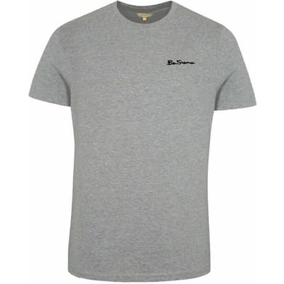 Ben Sherman Plain Heren Licht Grijs T-Shirt