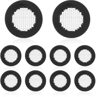 10 Pcs Shower Head Seal - O-Ring Filter Net - Wire Weaving - Stainless Steel Hose Seal - Rubber Disk - Water Tap Sealing Rings Set - Hose Connection voor 1/2 Inch Douche