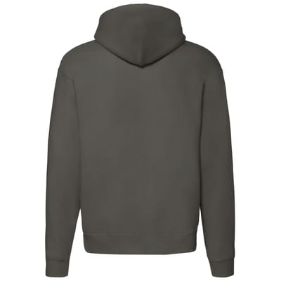 Fruit of the Loom Heren Premium Full Zip Hoodie (Houtskool)