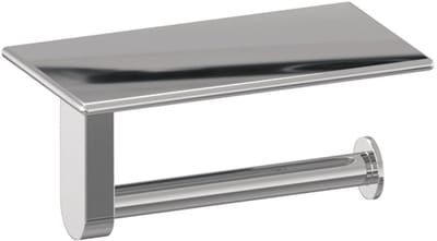 Brauer Toiletrolhouder met planchet chroom