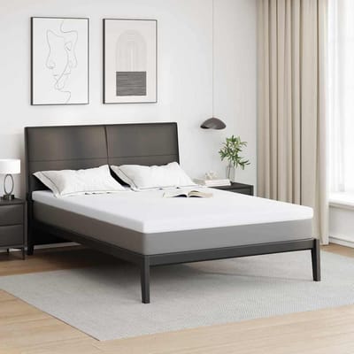 vidaXL - Geheugen - Schuim - Matras - Topper - 140 - x - 200 - cm - Thick - Zacht - Wit