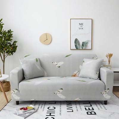 Spandex Elastische Bankhoes voor Woonkamer Strakke Wrap Allesomvattende Bankhoes Modulaire Meubels Bank Beschermhoes 1/2/3/4-zits 4-Seat 235-300cm
