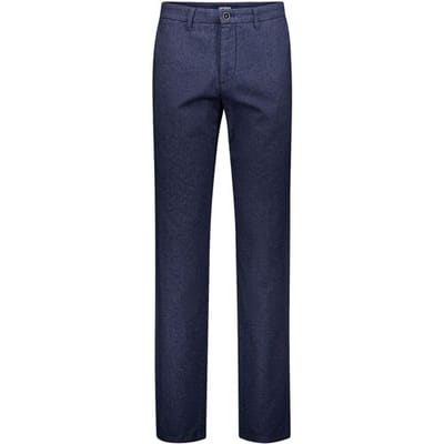 Gardeur Broek Bono Business Hero Wool Look Soft Touch Fine Texture Pattern Marine / male