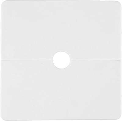 Wandgat Afdekking - Decoratieve Cover - Muur Reparatie - Eenvoudige Installatie - 8.6 cm Vierkant - Wit