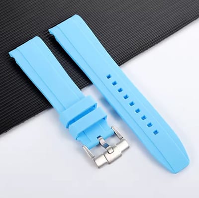 Actie4you® - Premium Siliconen Horlogebandje – Compatibel met Swatch X Omega MoonSwatch (20MM) - Licht Blauw