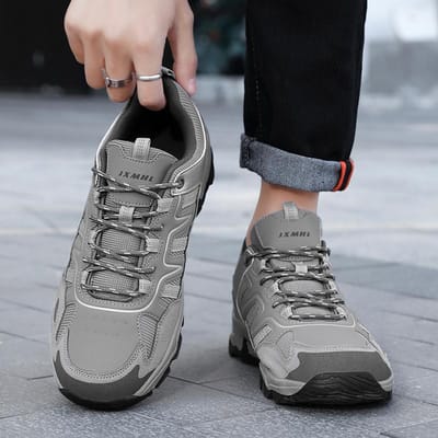 Nieuwe outdoorschoenen heren wandelschoenen sneakers 46 gray
