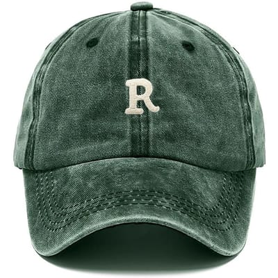 Katoenen Gewassen Baseballpet Mannen Vrouwen Vintage Verstelbare Dad Cap Letter Borduurwerk Streetwear Casual Zon Hoed Unisex Mode Cadeau black