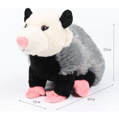 Bigeyedog Schattige Opossum Pluche Speelgoed Muis Gevulde Dieren Pop Simulatie Muis Pluche Speeltjes Kinderen Verjaardag Festival Cadeaus Halloween