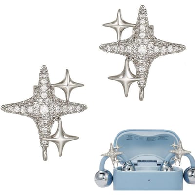 Brillance Zircon pour Freeclip 12 Diamant Micro-serti Clip Oreillette Bluetooth Mode Accessoire Boucle d'Oreille Strass