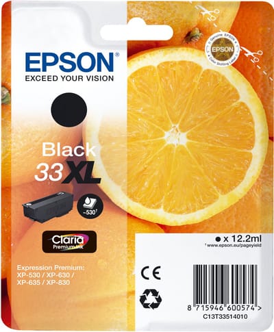 Epson 33XL - Inktcartridge / Zwart