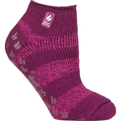 Heat Holders - Laag uitgesneden enkelsokken voor dames - Deep Fuchsia / Berry (Valencia)