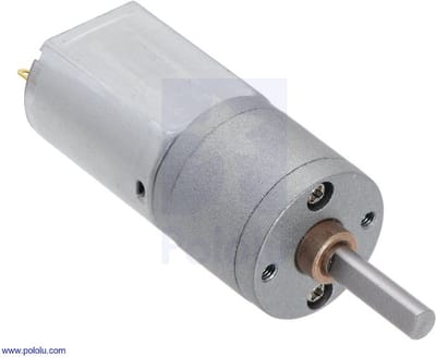 100:1 Metal Gearmotor 20Dx44L mm 12V CB Pololu 3478