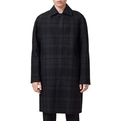 AllSaints Marton Coat Black Taglia: 38 | Cappotti monopetto Outlet | Uomo | Nero