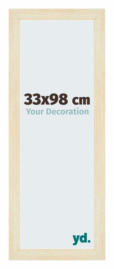 Your Decoration - Puzzellijst 33x98 cm - Zand Geveegd - Puzzellijst 500-1000 stukjes - MDF Fotolijst - Mura