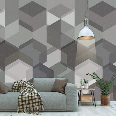 INGK Behang - Timeless - Hexa Dark