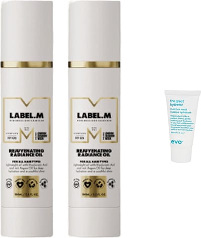 2 x Label.M Therapy Rejuvenating Oil Mist + WILLEKEURIG Travel Size