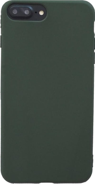 Geschikt voor Luxe Extra Stevige Backcover voor Apple iPhone 7 Plus | iPhone 8 Plus | Hoogwaardig Zacht TPU | Soft Case | Groen | Shockproof Hoesje