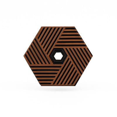 3dheroes HexaWood – Design Onderzetter – Scandinavisch Design – Hittebestendig –Licht & Stevig