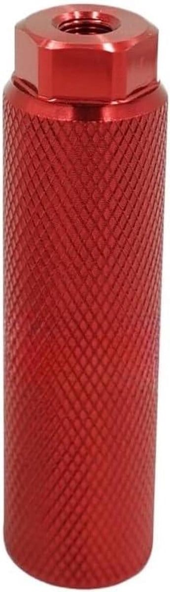 Fiets Pegs - Voetsteunen Fiets - Veilig Fietsen - Antislip Textuur - 100 x 28 mm - Rood
