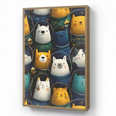 Nachtlampje 70x100 cm - Kinder lamp - Dieren - Ruimtepakken - Sterren - Tafellamp kinderkamer draadloos - Slaapkamer lampje - Bedlamp kinderen - Kinderlampje - Wandlamp babykamer - Nachtlampjes