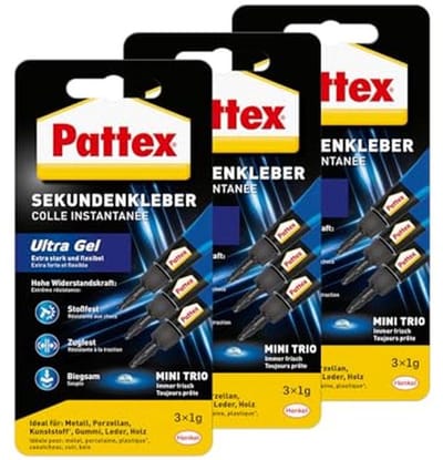Secondelijm Ultra Gel - Extra Sterk, Waterdicht, Flexibel