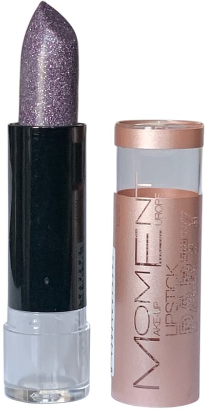 Moment - Glitter Lipstick - Transparant met paarse en zilver en multi glitters / Violeta - Party - 1 stuks