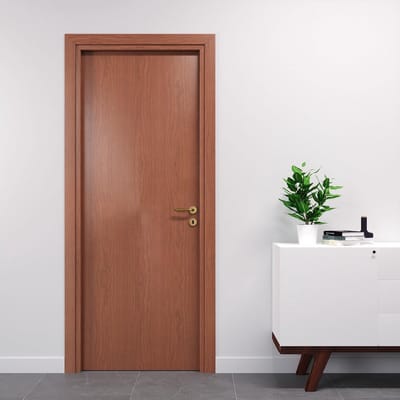 Binnendeur Laminaat - Houten deur - Ruimtes scheiden - Waterdicht frame - 60x210 cm - Kersenhout