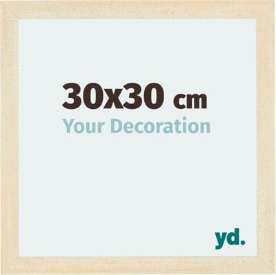 Your Decoration - Fotolijst 30x30 cm - MDF - Zand Geveegd - Mura