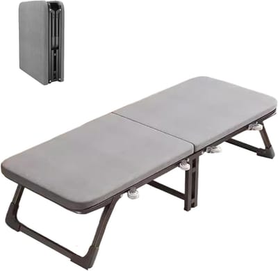 Opvouwbaar Bed - Logeerbed Gastenbed - Ruimte Besparen - Met Latexmatras - 185x60CM - Niet gespecificeerd