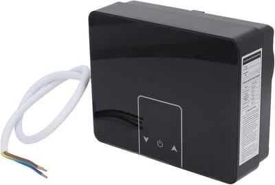 Snelle Verwarmingsboiler - Compacte Boiler - Direct Warm Water - Automatische Temperatuurregeling - 24 x 16 cm - Zwart