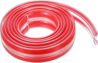 Allecto Plus - Randbeschermstrip 118 inch x 66 ft - Kinderveilige siliconen hoekbeschermers - Transparant - Sterke zelfklevende randbescherming voor kasten en tafels.