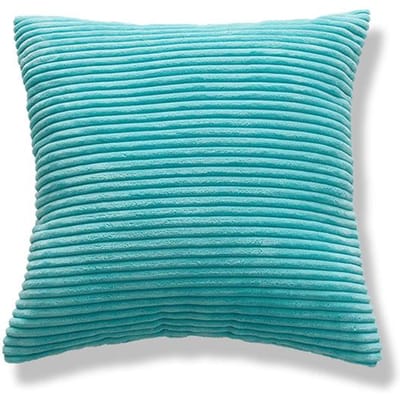 Nordic Kussenhoezen Superzachte Gestreepte Fluwelen Corduroy Decoratieve Kussenhoes Voor Bank 45x45cm Decoratieve Kussensloop 450mm*450mm