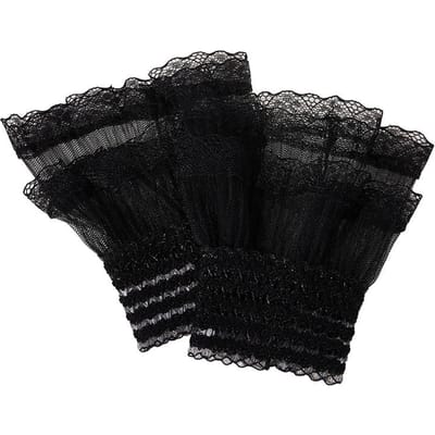 Gants pour photo d'ongles, belles manchettes douces et fausses, dentelle décorative, évasée, mode, accessoires d'art sexy, accessoires de photographie