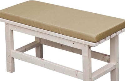 Bankkussen Waterdicht - Tuinkussen - Buiten Zitten - 5 Cm Dik - 110x40cm - Kaki