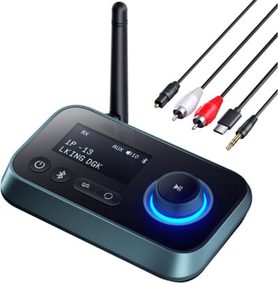 Bluetooth Transmitter - Bluetooth Receiver - Adapter - Zwart