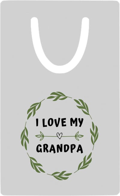 Hacebo® - I love my grandpa metalen boekenlegger - Opa - liefste opa - verjaardag - cadeautje voor opa - opa artikelen - kado - geschenk Bladwijzer boekenleggers - 7.6 cm x 5cm