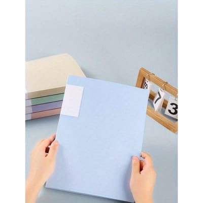 Dossier de Documents A4 avec 30 Pochettes Transparentes, Organiseur de Dossier Documentaire Étudiant pour Fichiers, Papiers, Rapports, Rentrée Scolaire, Fournitures Scolaires Blue multicolore